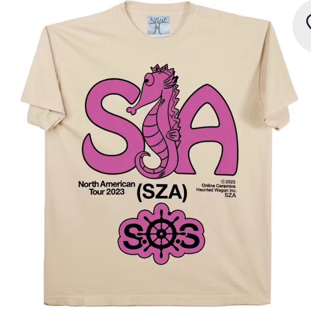 Online Ceramics SZA S.O.S. Album Tee